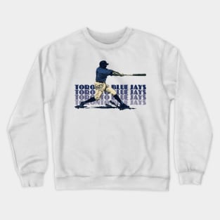 Retro Toronto Blue Jays Slugger Crewneck Sweatshirt